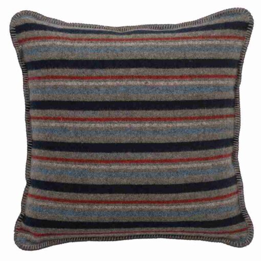 Nordic alpine pillow (20"x20") by wooded river
