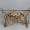 Elk & Mule Deer Antler Sofa Table