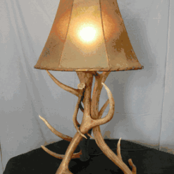 Peak Elk Antler Table Lamp