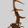 Peak Elk & Moose Antler Floor Lamp