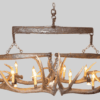 Snowmass Oval Elk Antler Chandelier, Large - 15 Lights