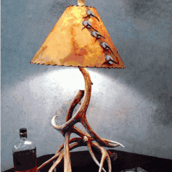 Peak Mule Deer Antler Lamp