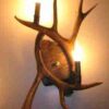 Peak Mule Deer Antler Sconce
