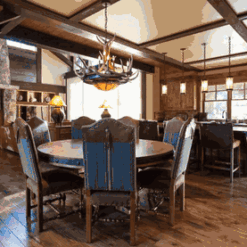 Peak rawhide mica elk antler chandelier optional elk bronzes 83