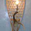 Peak Mule Deer Antler Snowshoe Sconce
