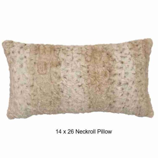 Pearl leopard cuddle fur throw blanket by wooded river - image 3