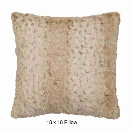 Pearl leopard cuddle fur throw blanket by wooded river - image 2