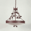 Pinecone and Needles Iron Chandelier by Colorado Dallas