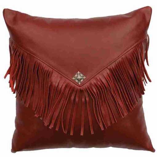 Redrock canyon pillow (16"x16") by wooded river