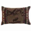 Rocky Mountain Elk Pillow (12"x18") By Wooded River