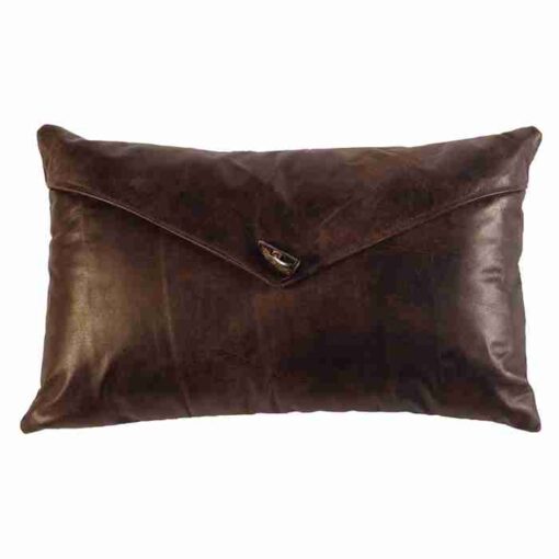 Rocky mountain elk pillow (14"x22") by wooded river