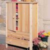 Rustic Natural Cedar Armoire
