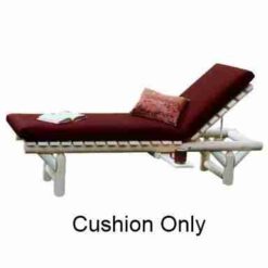 Rustic Natural Cedar Chaise Lounge Chair Cushion