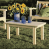 Rustic Natural Cedar English Garden Table