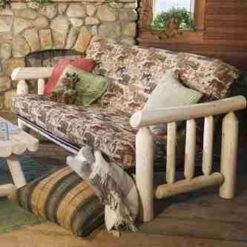 Rustic Natural Cedar Futon
