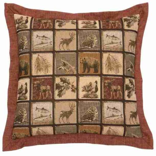Silver thicket bedding set (deluxe) by wooded river - image 3