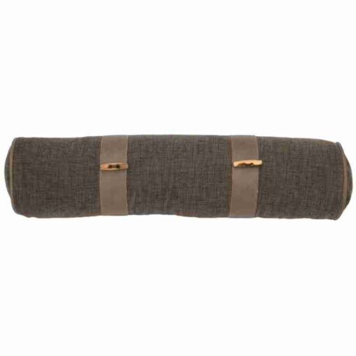 Silver thicket neckroll (6"x26") by wooded river