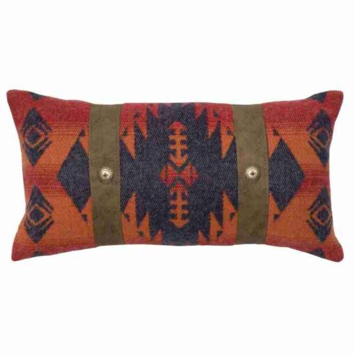 Socorro ii pillow - (14"x26") by wooded river