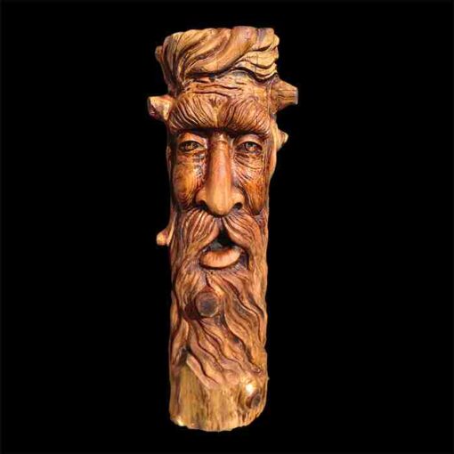 Spirit of the trees chainsaw carving stump sculpture