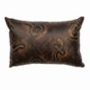 Stampede Leather Brand Pillow (12"x18") by Wooded River