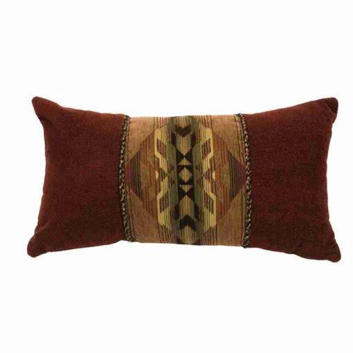 Stampede pillow (14"x26") by wooded river
