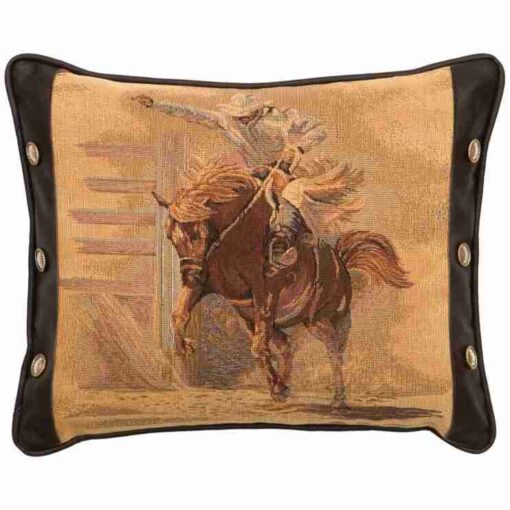 Tombstone iii pillow (16"x20") by wooded river