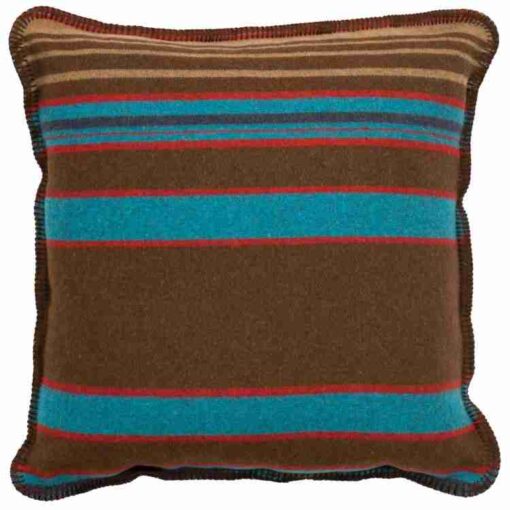 Tombstone iii pillow (20"x20") by wooded river