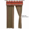 Tombstone III Rod Pocket Drape Set by Wooded River