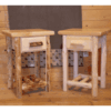 Twist of Nature Log Furniture - Space Saver Pine 1 Dr. Nightstand