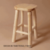 Twist Of Nature Red Pine Log Bar Stools