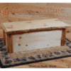 Twist Of Nature Log Furniture - Red Pine Log Boot Box