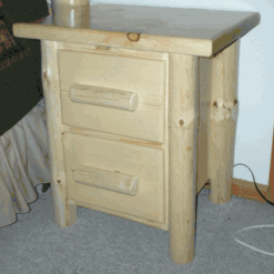 Twist of nature red pine log captains chair 37 1