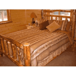 Twist of nature single rail pine bed 68