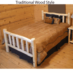 Twist of nature single rail pine bed 71