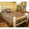 Twist Of Nature - Unassembled Pine Square-cut Timbercorral Bed Kit