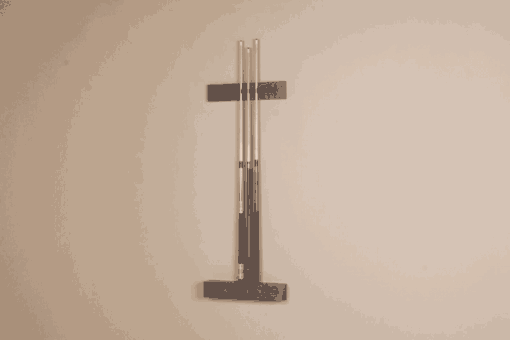 Viking barnwood 2 piece pool cue rack - image 2