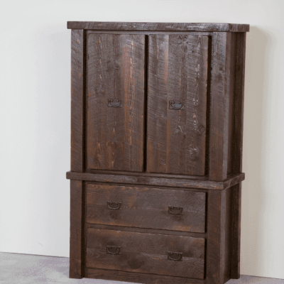 Viking barnwood armoire 49