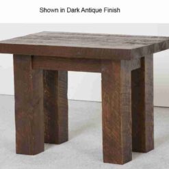 Viking barnwood bedside table 65