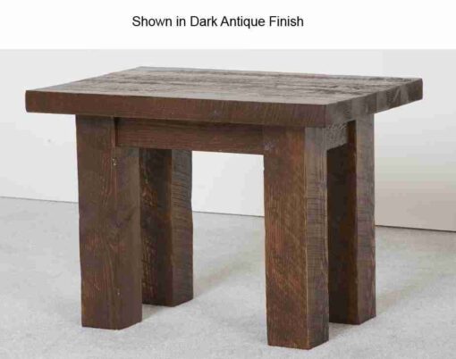 Viking barnwood bedside table - image 3