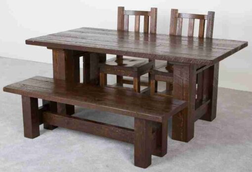 Viking barnwood bench - image 2