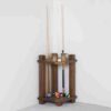 Viking Barnwood Corner Pool Cue Rack