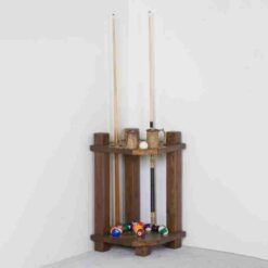 Viking Barnwood Corner Pool Cue Rack