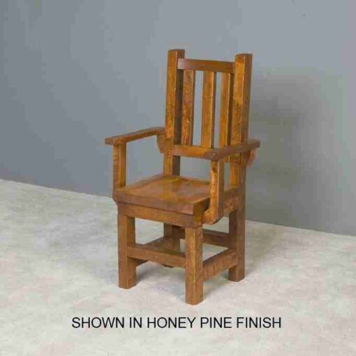 Viking barnwood dining arm chair