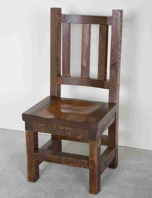 Viking barnwood dining side chair - image 2