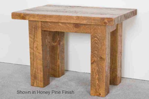 Viking barnwood end table - image 2