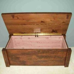 Viking barnwood flip top blanket chest 61