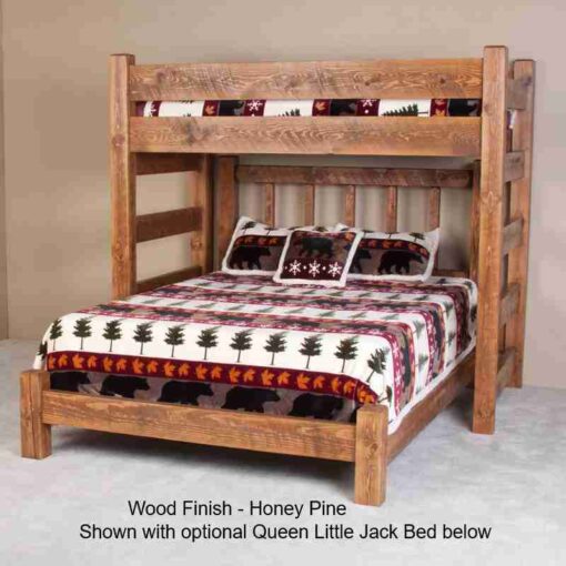 Viking barnwood loft bed