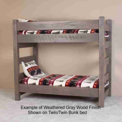 Viking barnwood loft bed - image 4