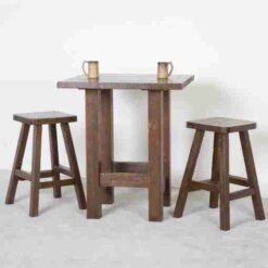 Viking Barnwood Pub Table W/ Optional Stools
