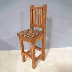Viking Barnwood Upholstered Pub Chair